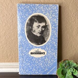 Vintage 1981 Adam Mickiewicz Book – Polish Romantic Poet Biography